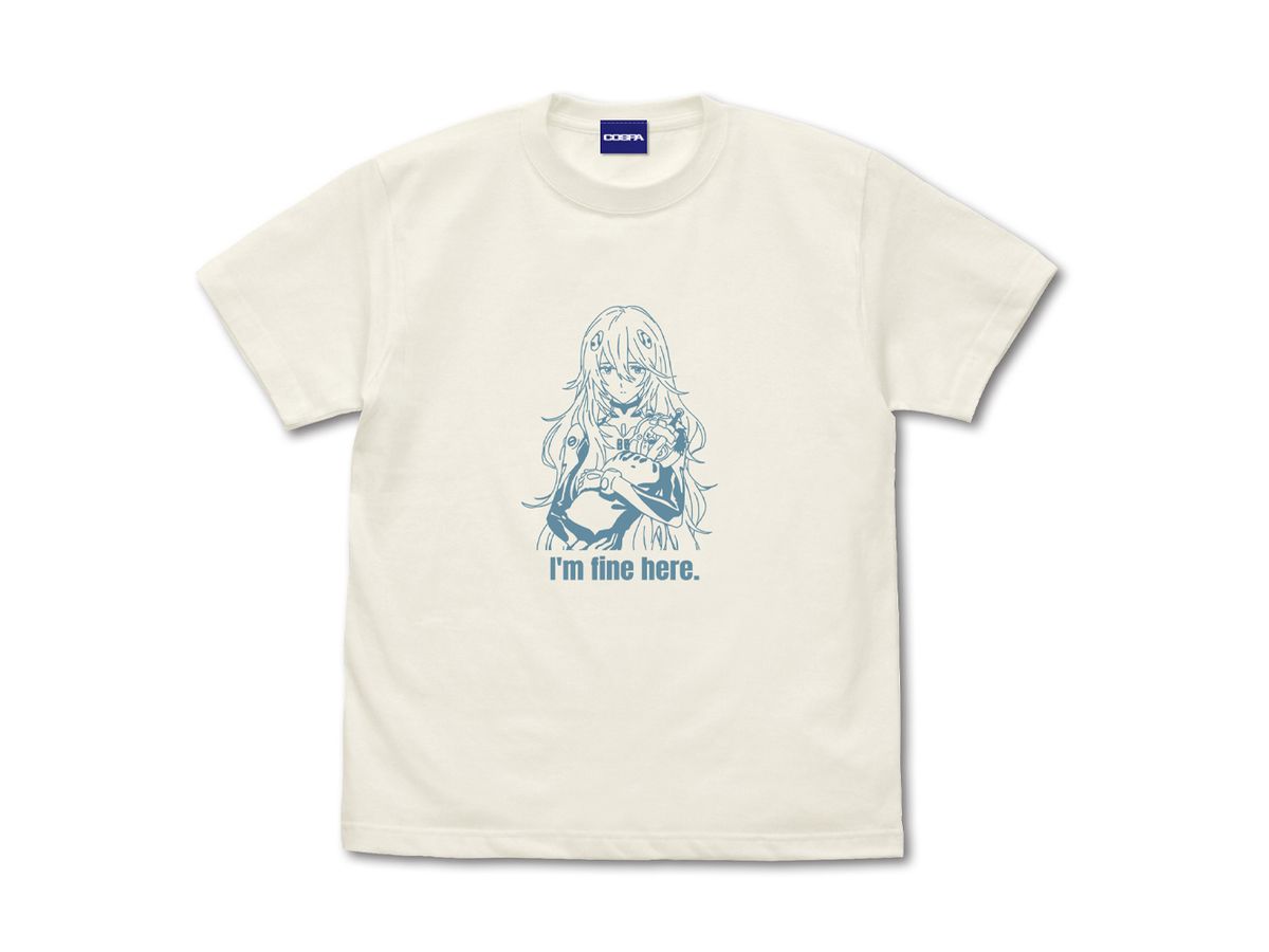 Evangelion: Rei Ayanami T-Shirt Long Hair Ver. / Vanilla White-Xl