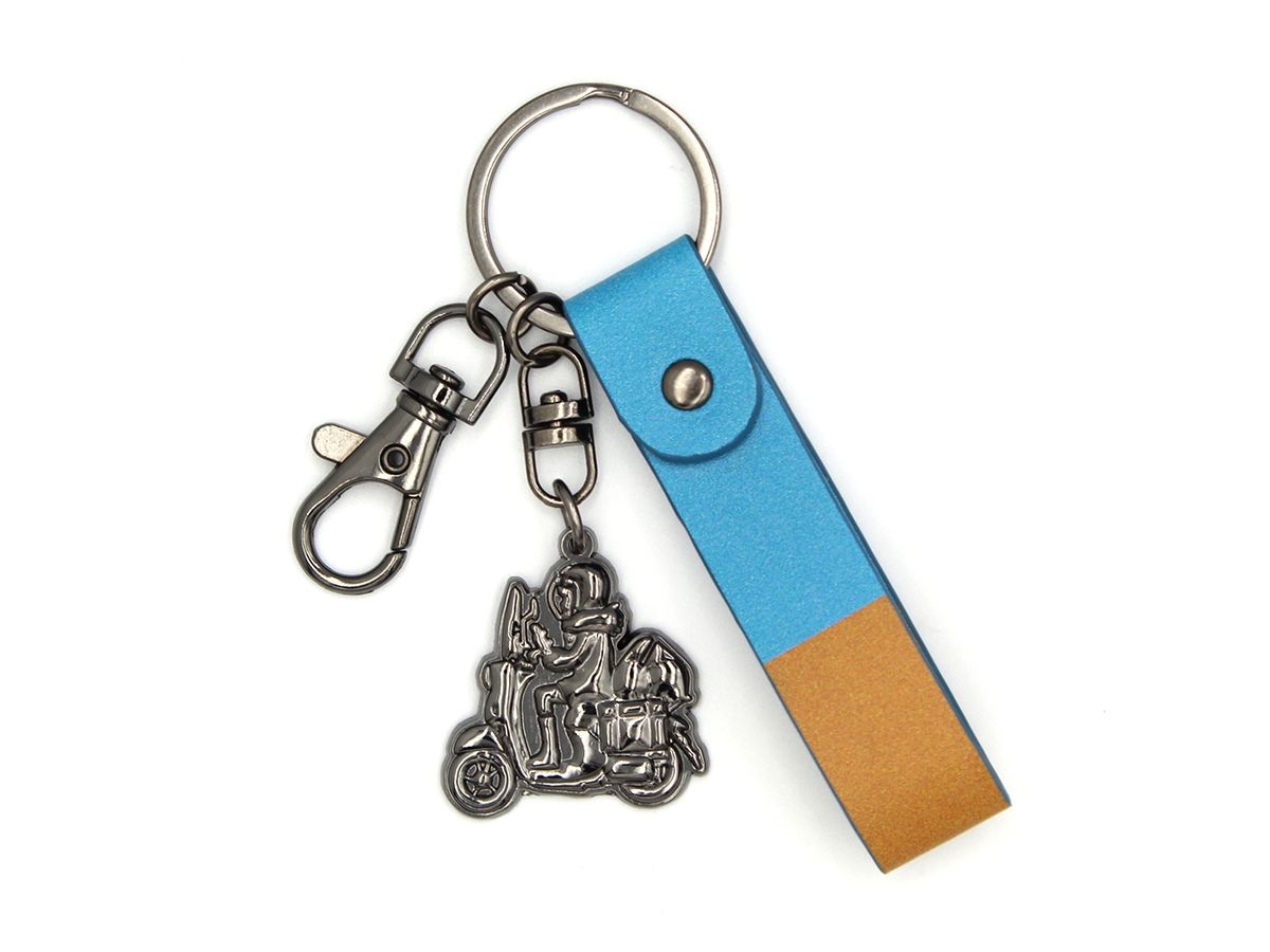 Laid-Back Camp Silhouette Shima Rin Accessory Keychain