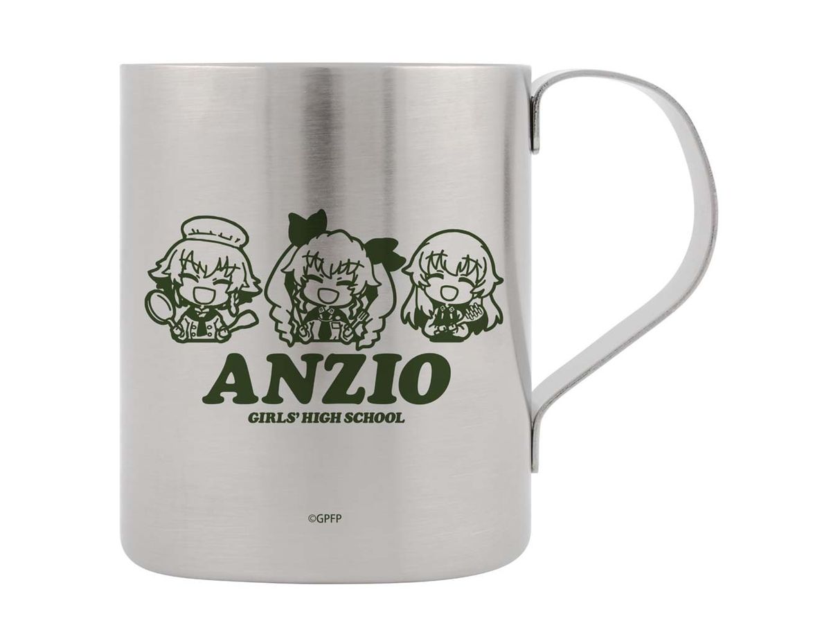 GIRLS und PANZER Final Chapter: Anzio High School Double Layer Stainless Mug