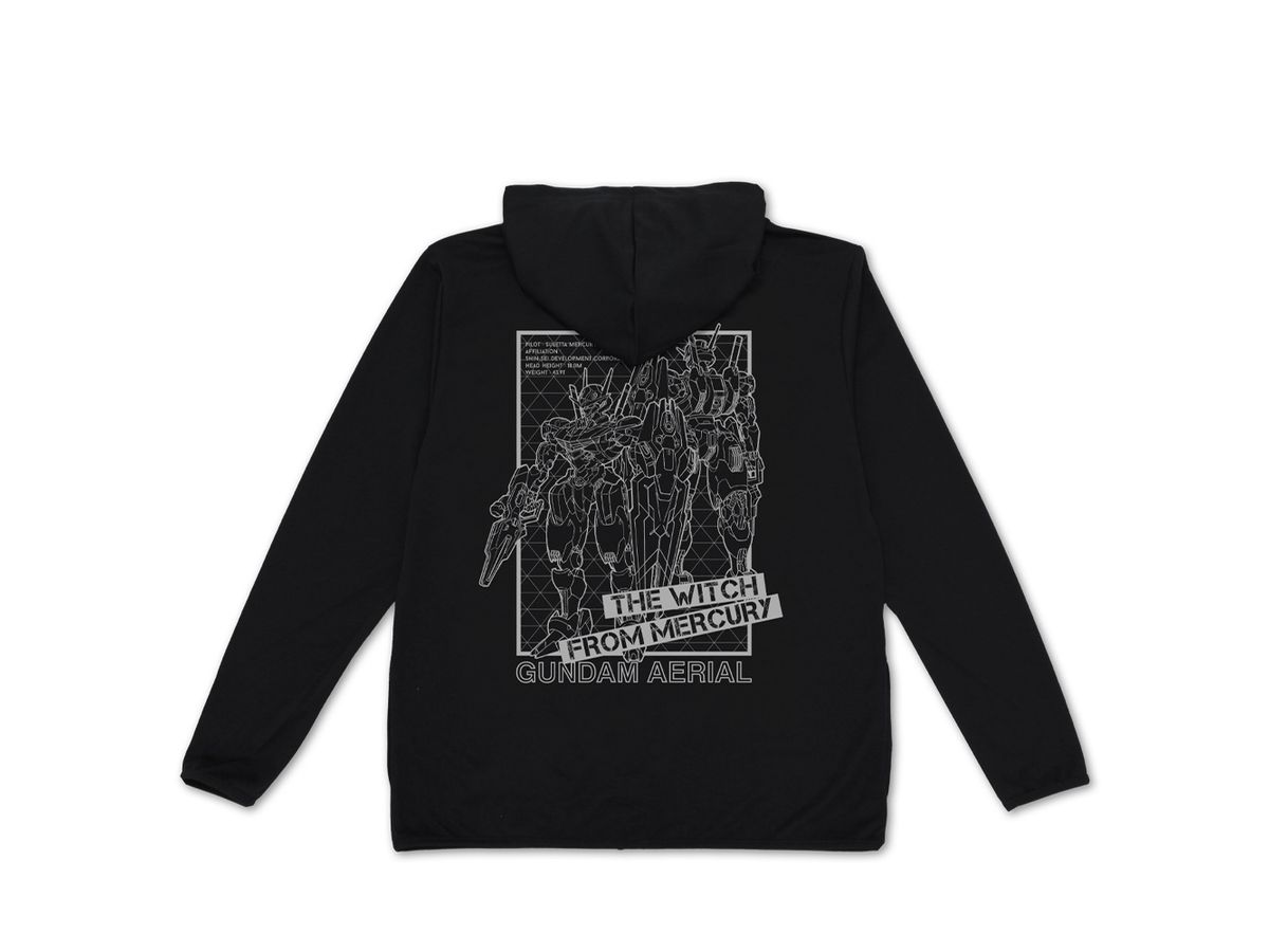 Mobile Suit Gundam The Witch From Mercury: Gundam Aerial Thin Dry Parka BLACK S