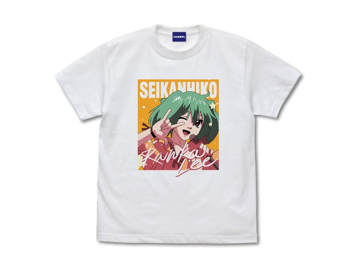 Macross Frontier: Seikan Hikou Full Color T-shirt WHITE L