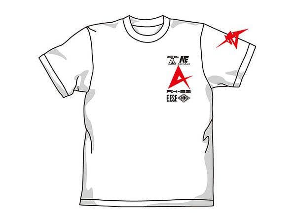 Mobile Suit Gundam: Char's Counterattack: Nu (New) Gundam T-Shirt / White-Xl