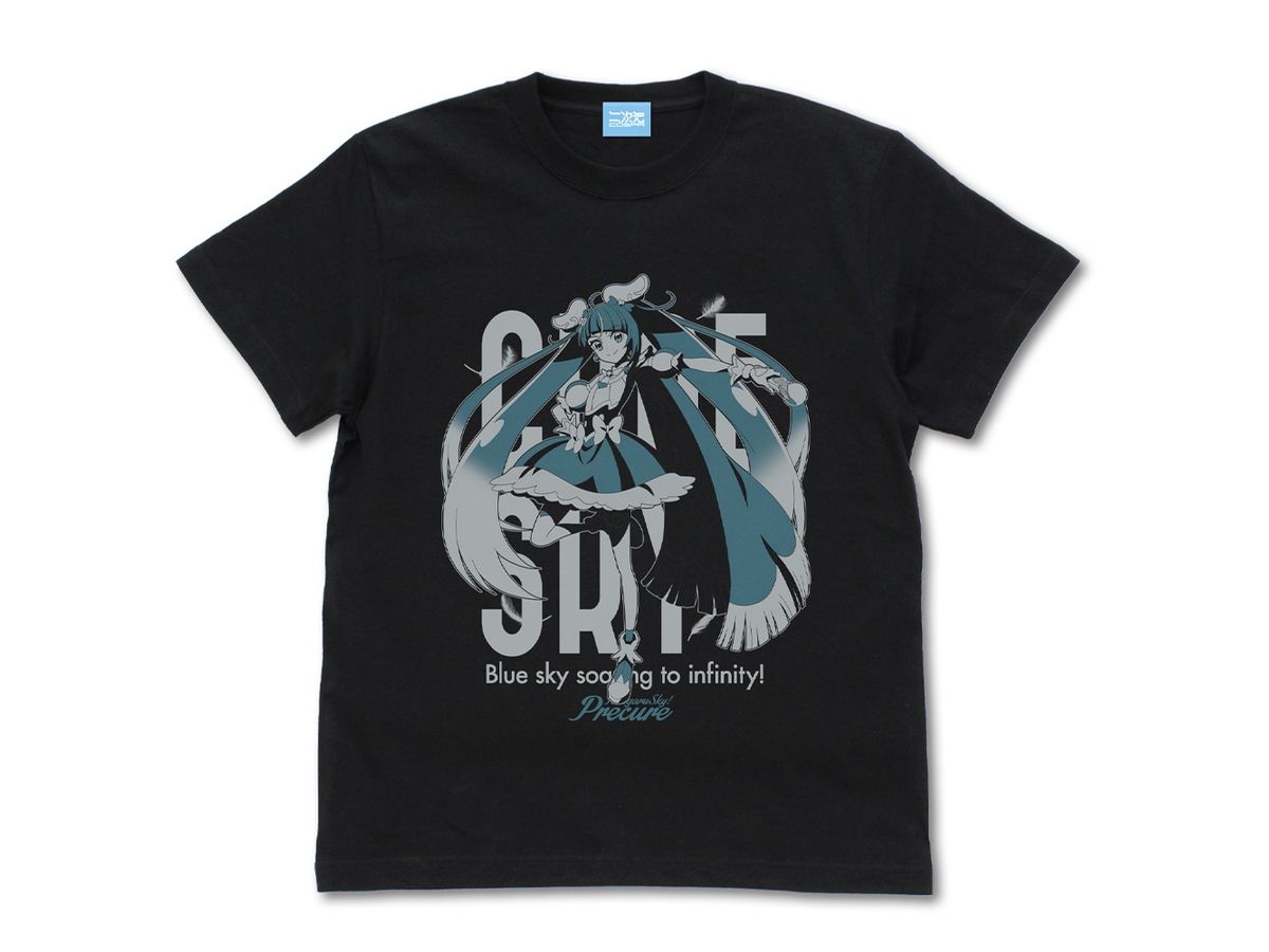 Hirogaru Sky! Pretty Cure: Cure Sky T-shirt BLACK-XL