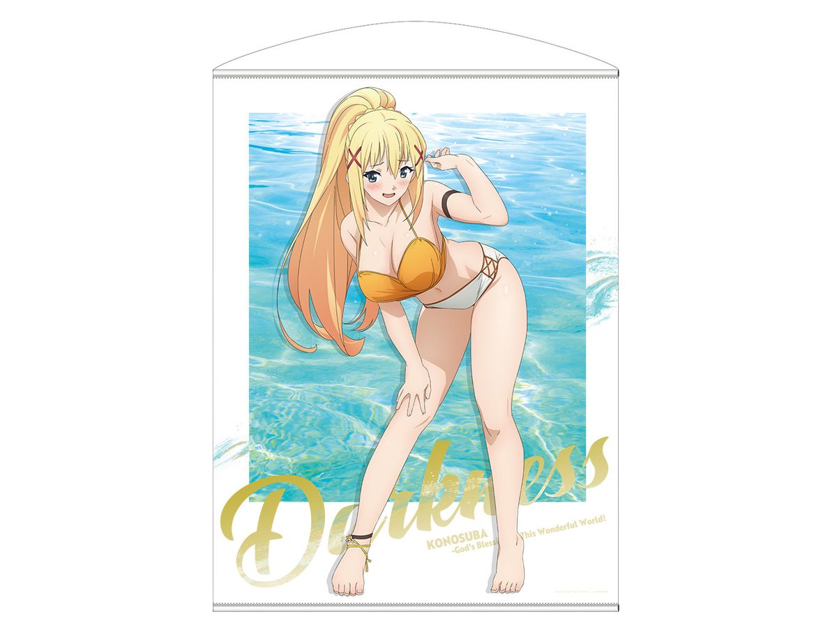 KonoSuba! 3: Newly illustrated Darkness Swimsuit Ver. 100cm Tapestry