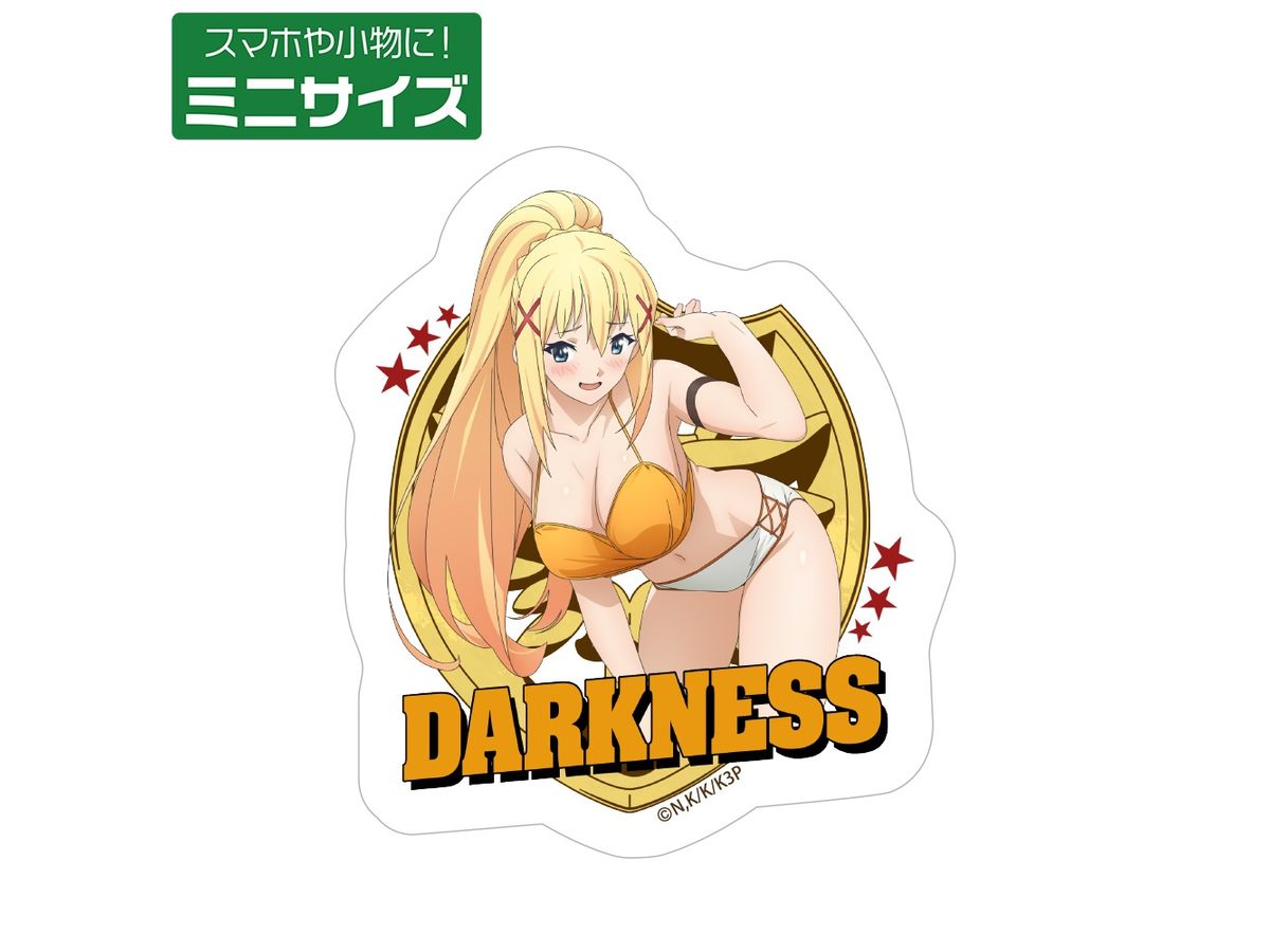 KonoSuba! 3: Newly illustrated Darkness Swimsuit Ver. Mini Sticker
