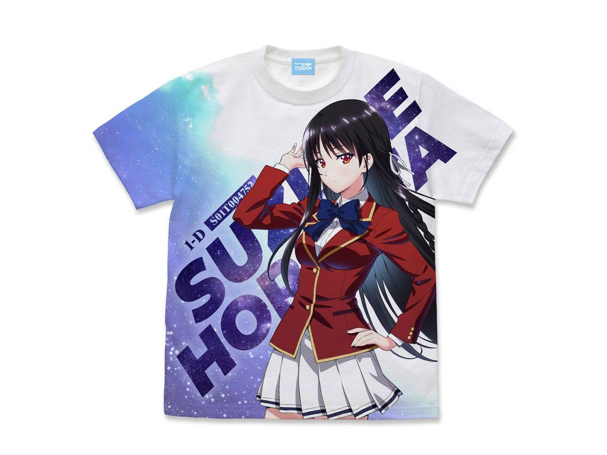 TV Anime Classroom of the Elite: Suzune Horikita Full Graphic T-Shirt / WHITE-XL