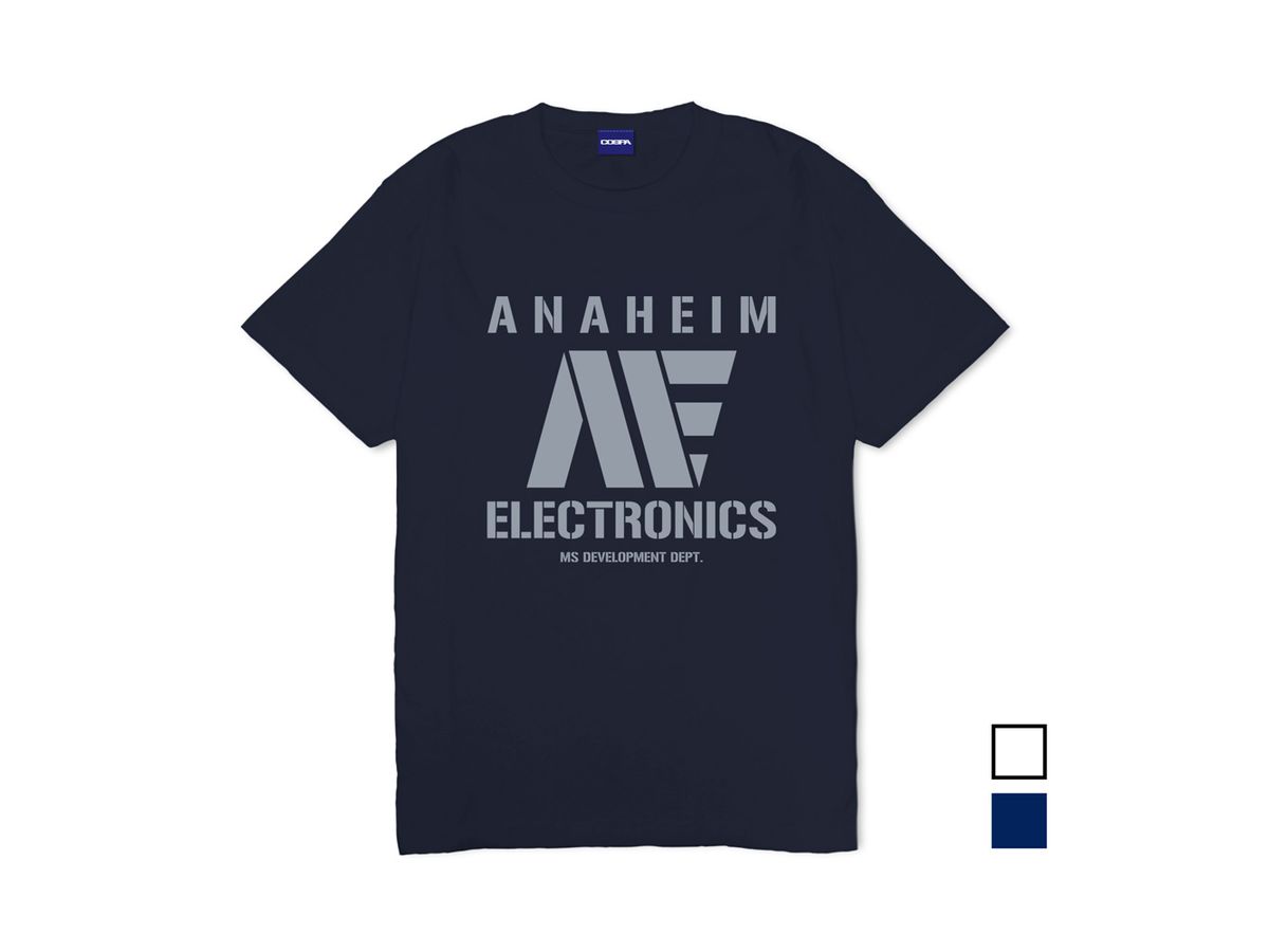 Mobile Suit Z Gundam: Anaheim Electronics Heavyweight T-Shirt / Navy-Xl