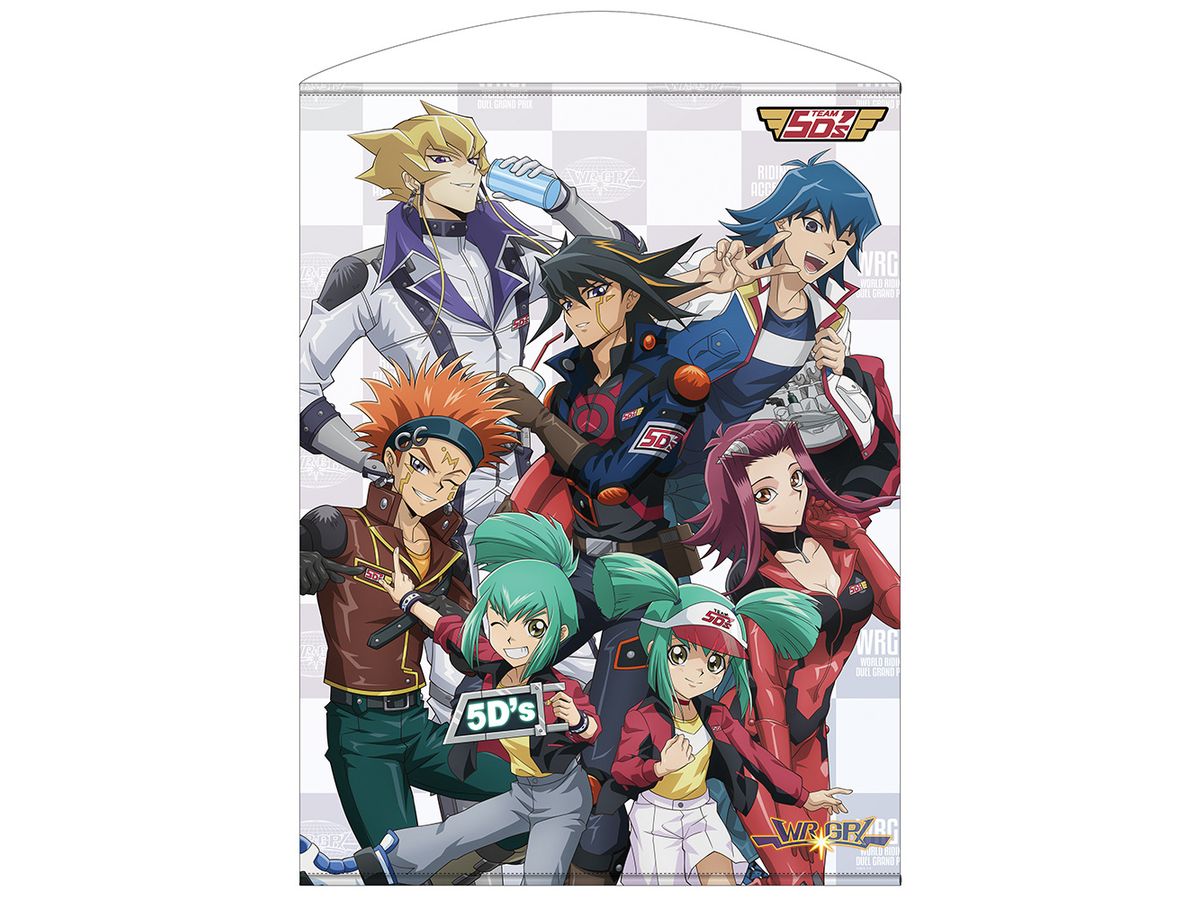 Yu-Gi-Oh 5D's: Newly Drawn Team 5D's 100cm Tapestry Off-shot Version at WRGP.