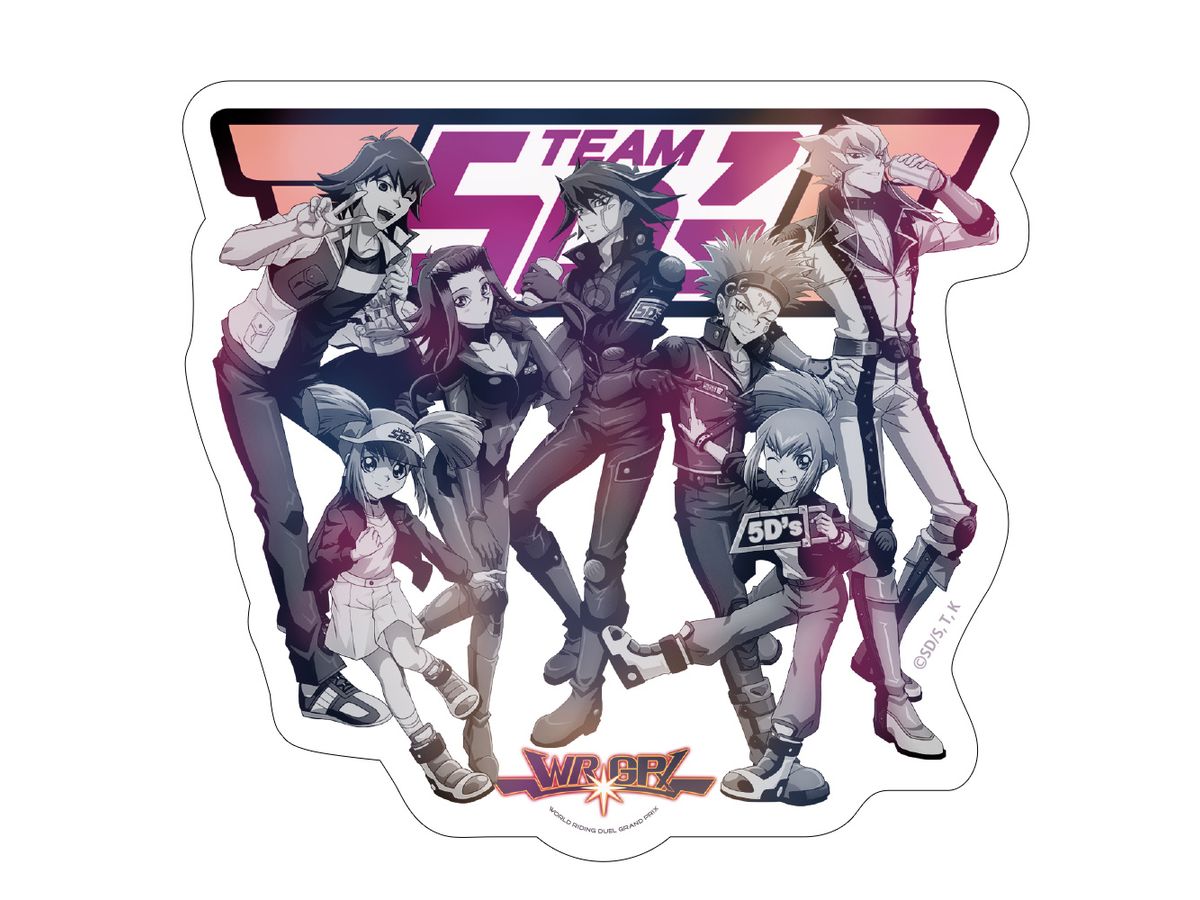 Yu-Gi-Oh 5D's: Newly Drawn Team 5D's Sticker Off-shot Version at WRGP.