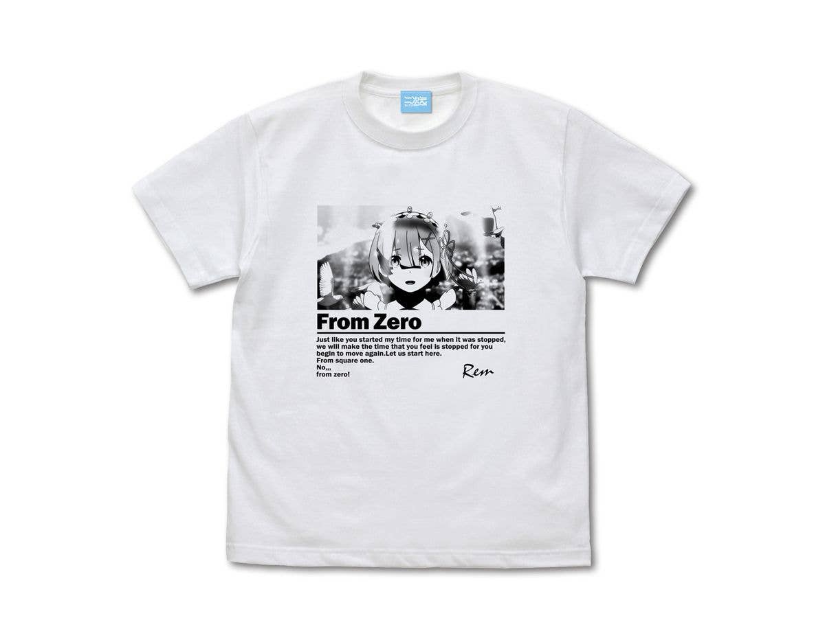 Re:Zero - Starting Life in Another World: Zero Graphic T-Shirt / WHITE-M