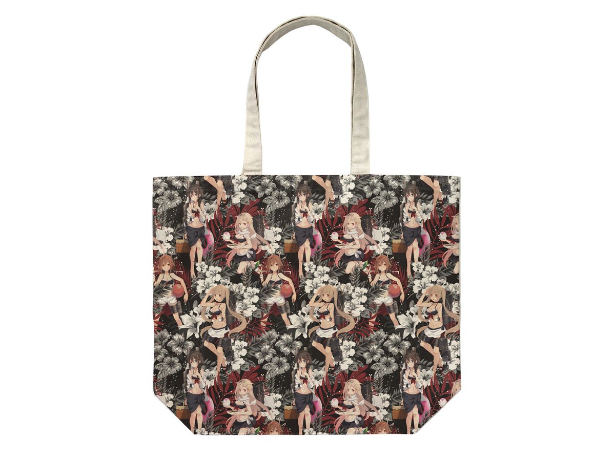 Kancolle Shiratsuyu Type Full Graphic Large Tote NATURAL