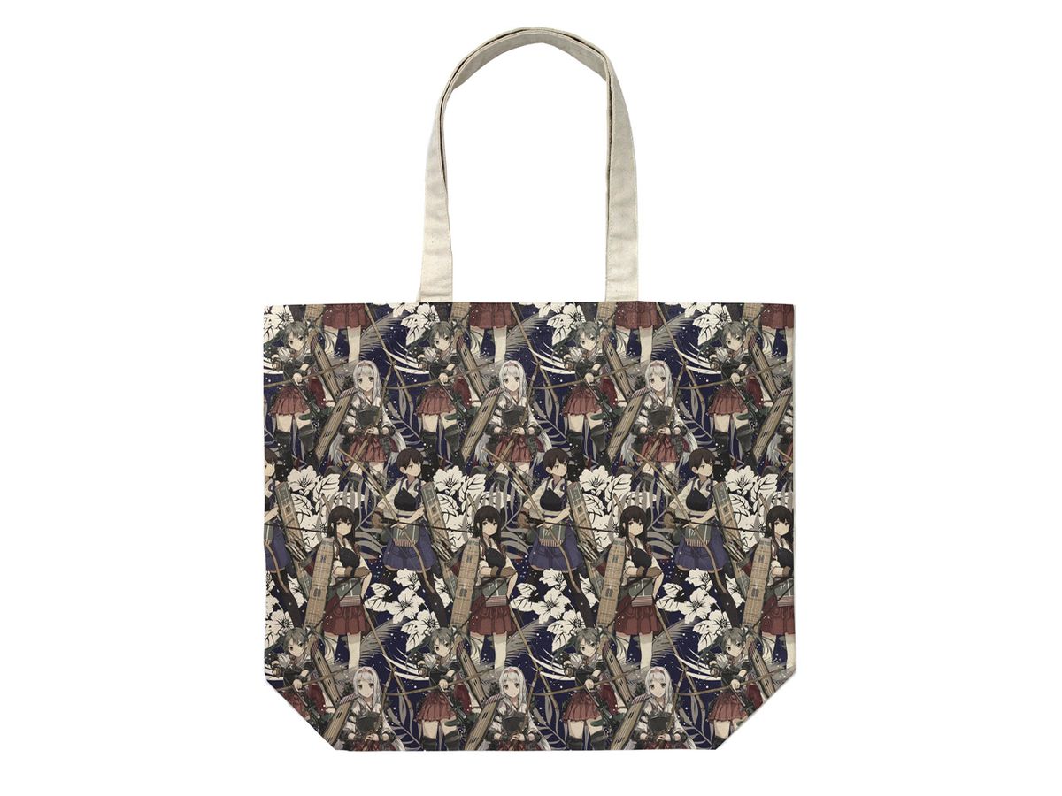Kancolle Aircraft Carrier Full Graphic Large Tote NATURAL