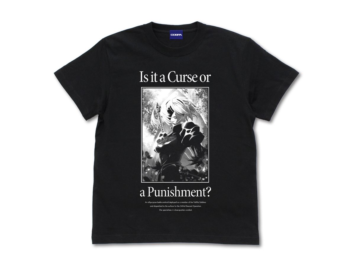 NieR:Automata: 2B T-shirt BLACK XL
