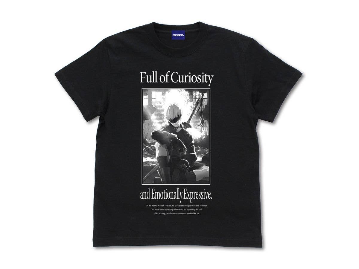 NieR:Automata Ver1.1A: 9S T-Shirt / Black-S