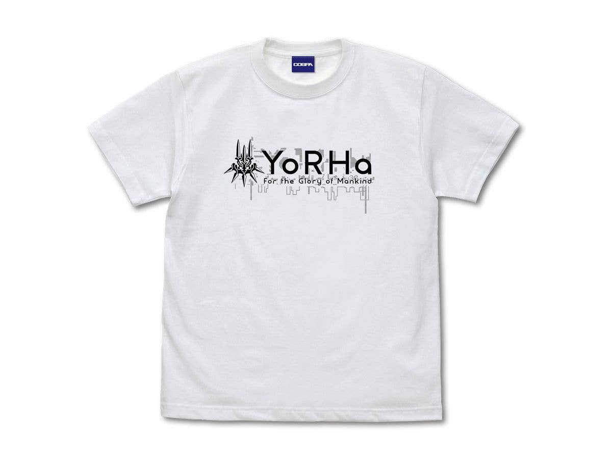 NieR:Automata Ver1.1A: Yorha Unit T-Shirt / White-L