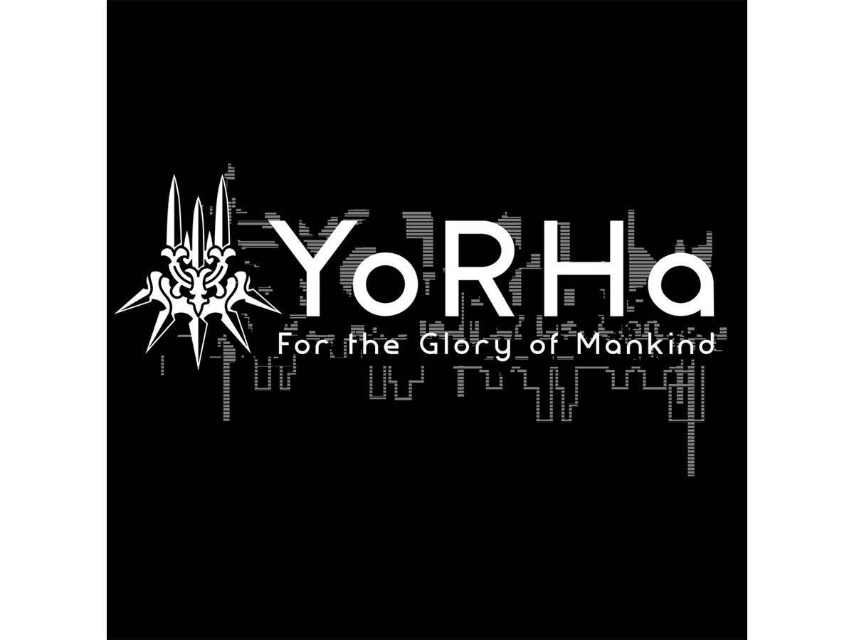 NieR:Automata Ver1.1A: Yorha Unit T-Shirt / Black-L