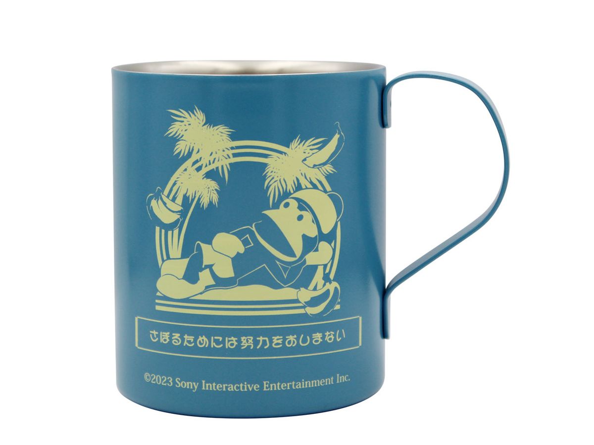 Ape Escape Saboru Tame ni wa Doryoku wo Oshimanai Two Layer Stainless Steel Mug (Painted)