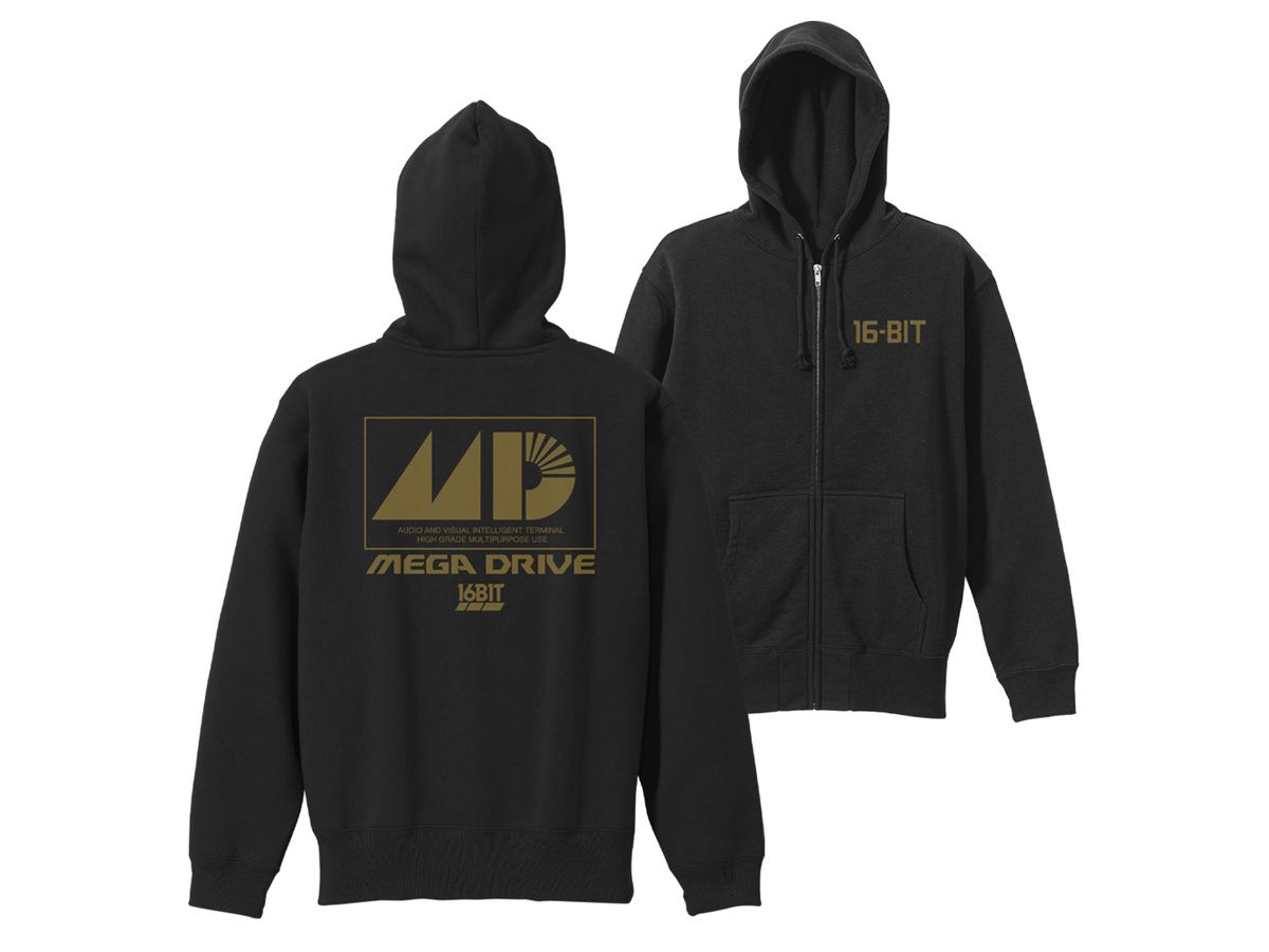 Mega Drive Zip Hoodie BLACK L
