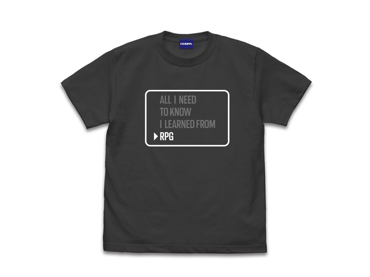 Itemya: All I Need To Know I Learned From RPG T-shirt SUMI M