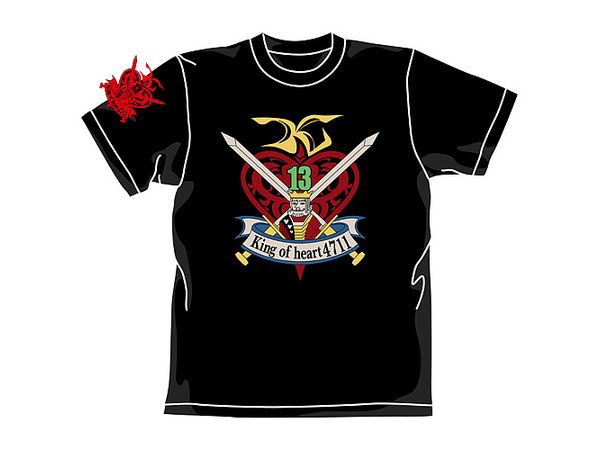 Mobile Fighter G Gundam: King Of Hearts T-Shirt / Black-Xl