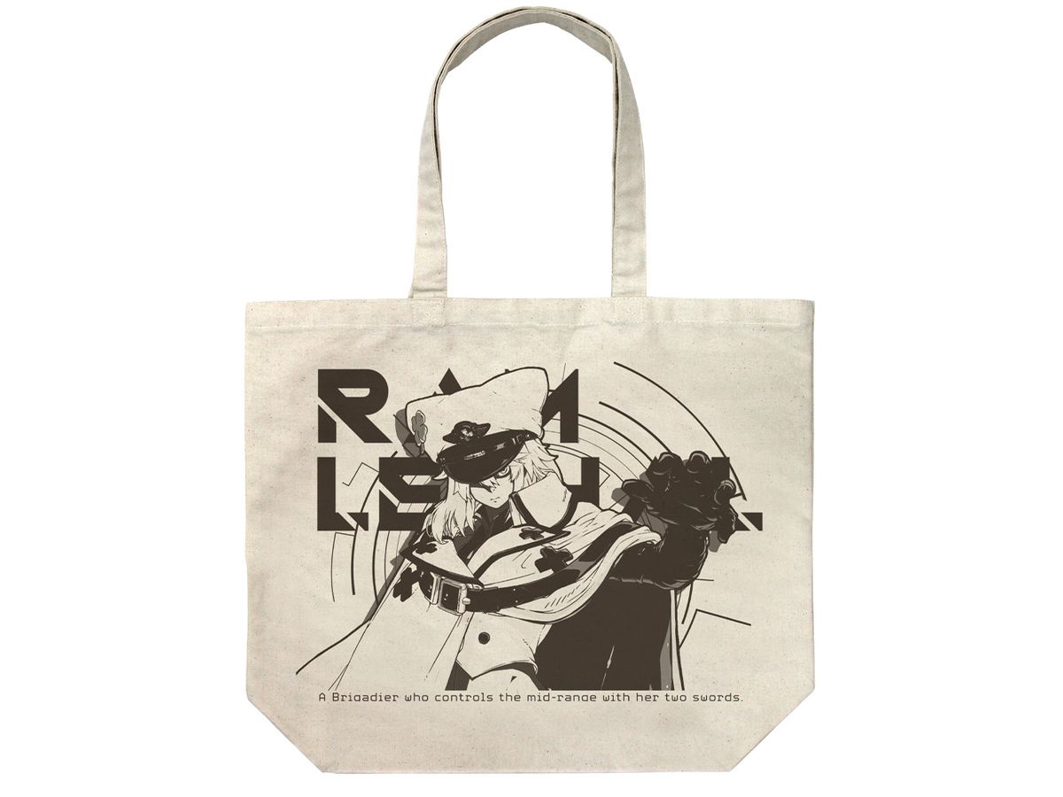 GUILTY GEAR -STRIVE-: Ramlethal Large Tote NATURAL