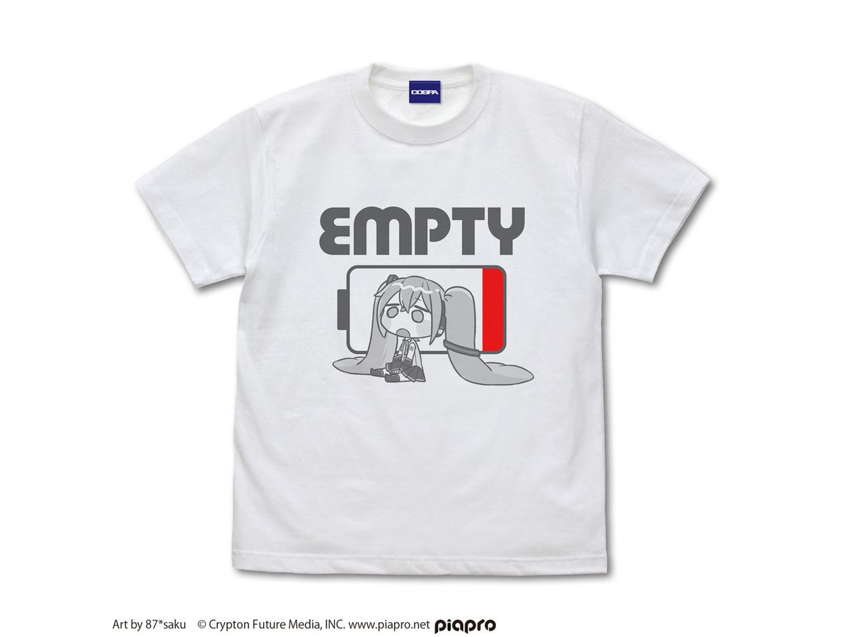 Hatsune Miku T-shirt 87 saku Ver. WHITE L