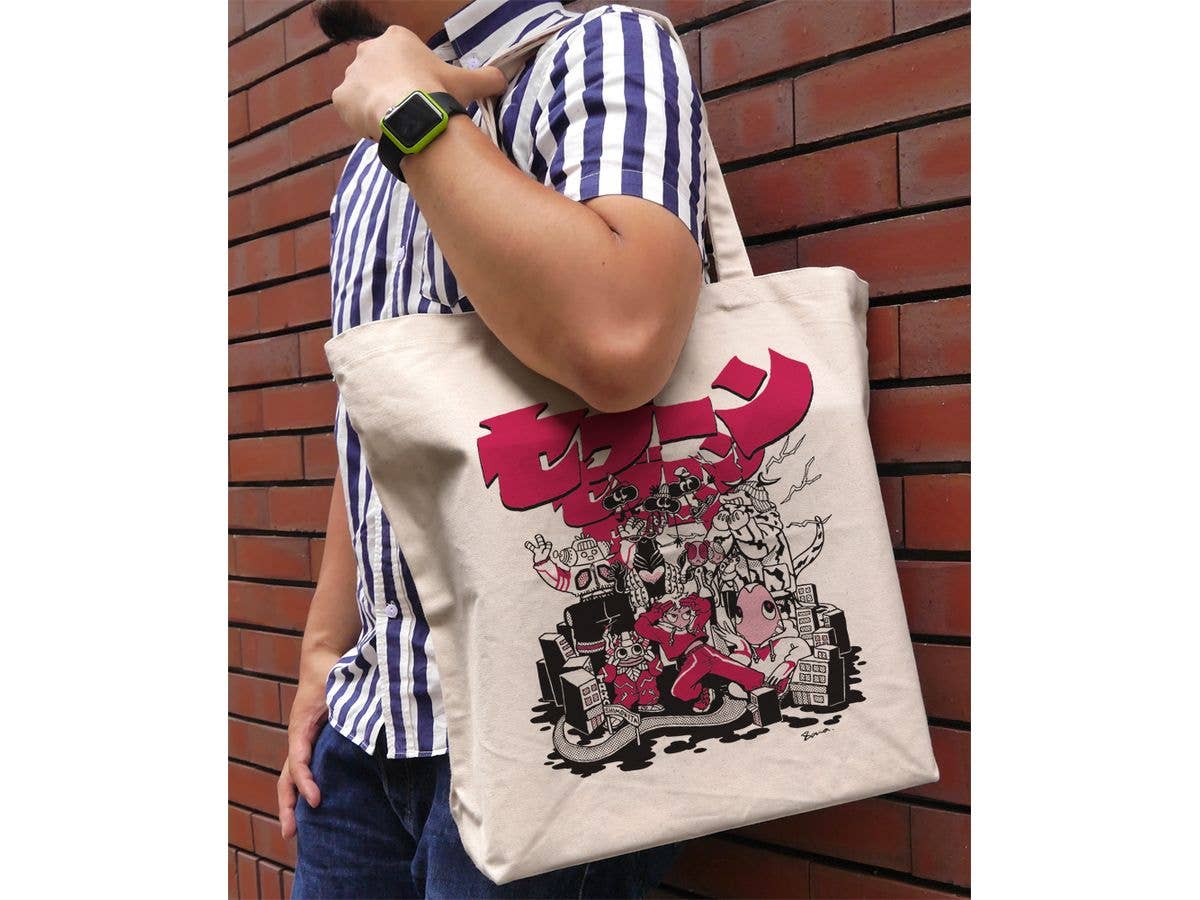 Ultra Seven: Ultra Seven Art Large Tote Bag (Kana Suzuki) / Natural
