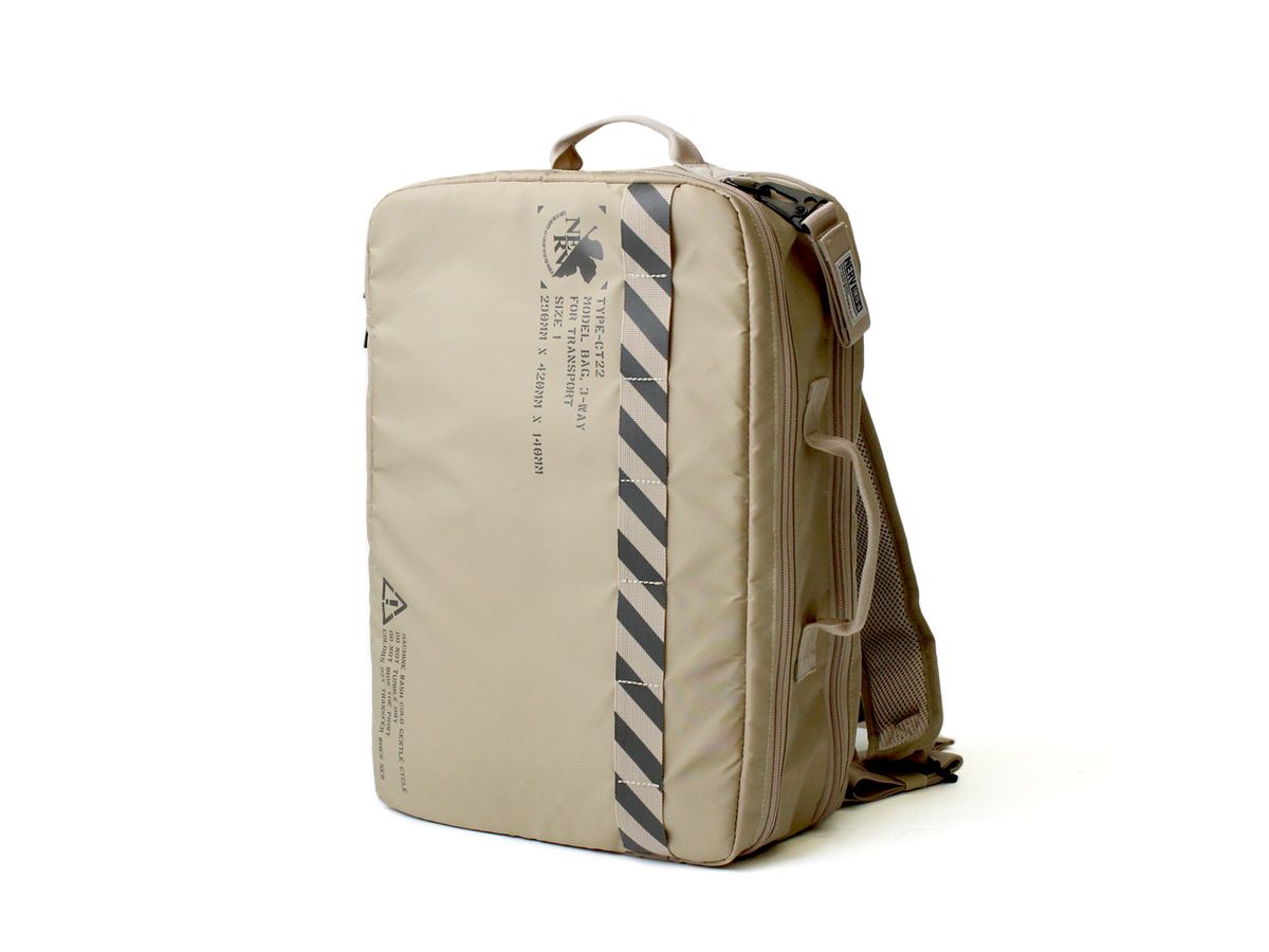 EVANGELION NERV 3way bag SAND KHAKI
