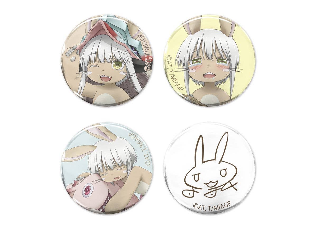 Made In Abyss: Newly Drawn Nanachi Can Badge Set of 4