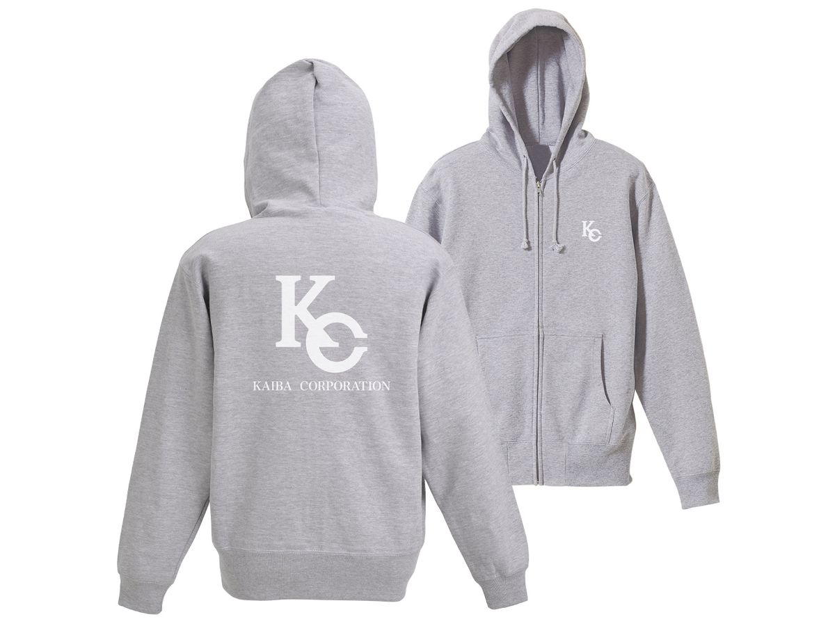 Yu-Gi-Oh Duel Monsters : Kaiba Corporation KCLogo Zip Hoodie MIX GRAY S
