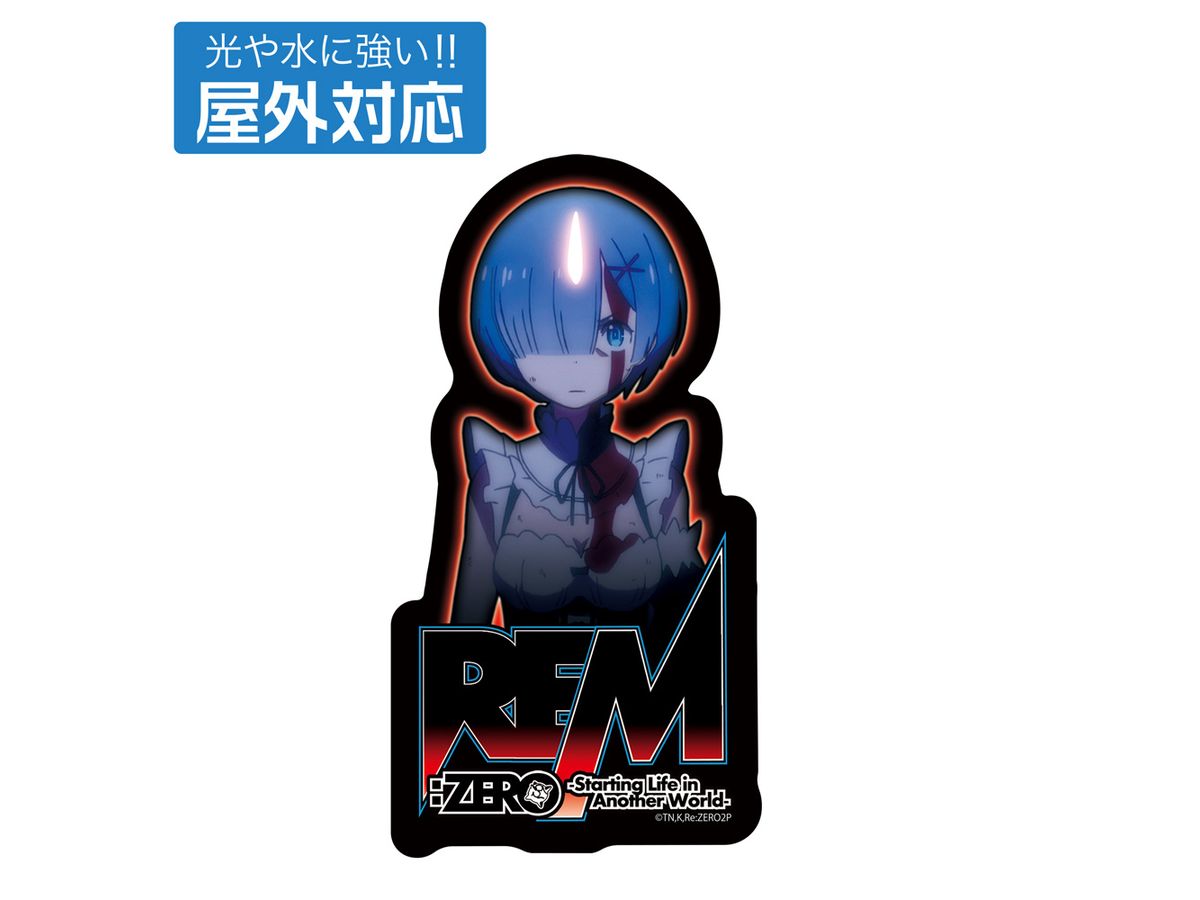 Re:Zero Starting Life in Another World: Oni Rem Outdoor Sticker