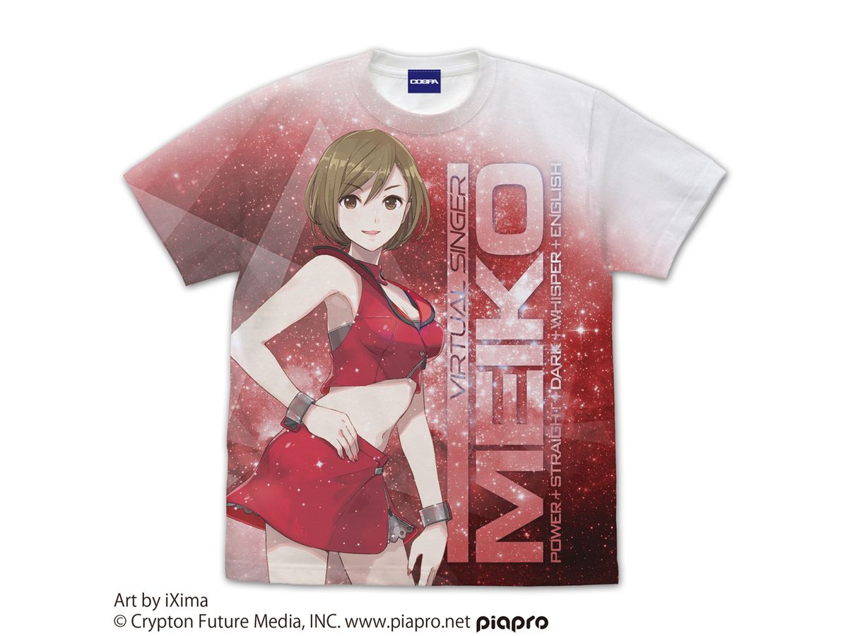 MK15th project: MEIKO Full Graphic T-shirt WHITE M