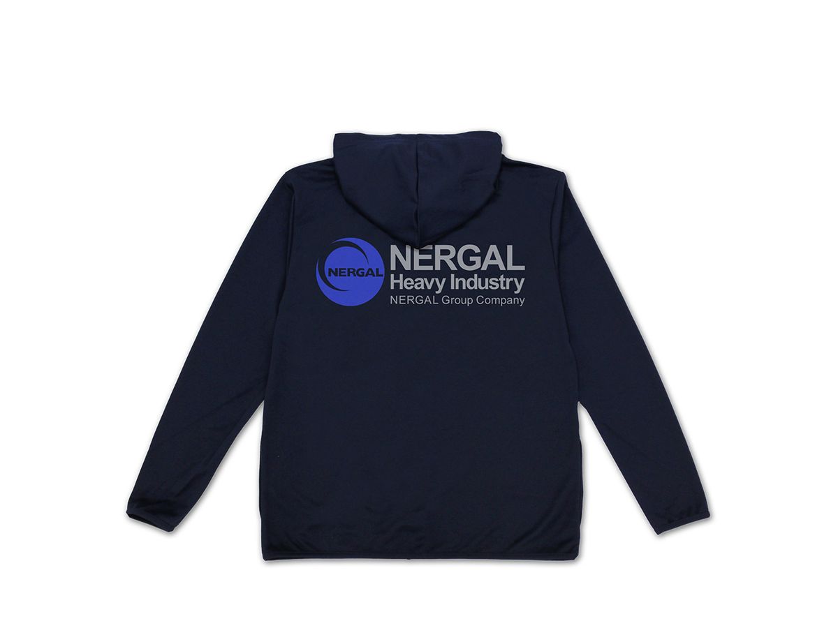 Nadesico Nergal Heavy Industries Thin Dry Hoodie NAVY S
