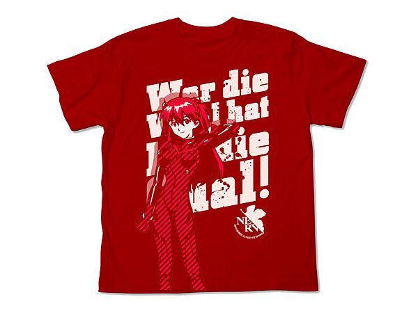 Evangelion: New Movie Asuka T-Shirt / Red-L