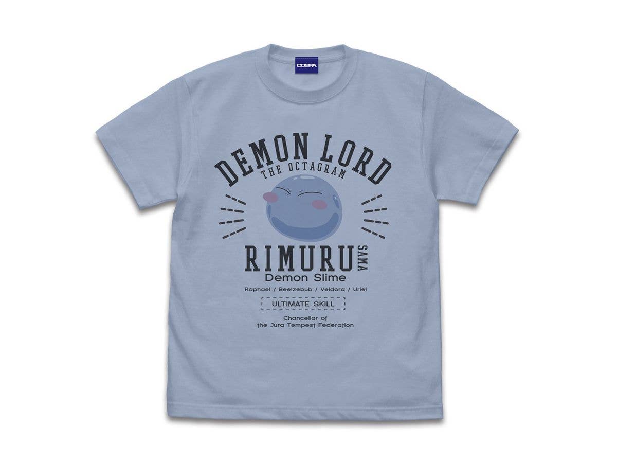 That Time I Got Reincarnated as a Slime: Rimuru-sama College T-Shirt / ACID BLUE-S
