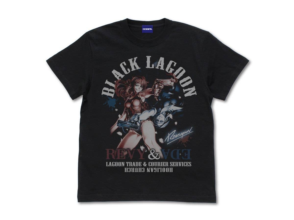 Black Lagoon: Revy & Eda T-Shirt / BLACK-M