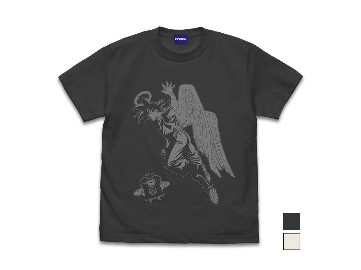 Dragon Ball Z: Son Goku (Angel) And King Kai T-Shirt / Sumi-Xl