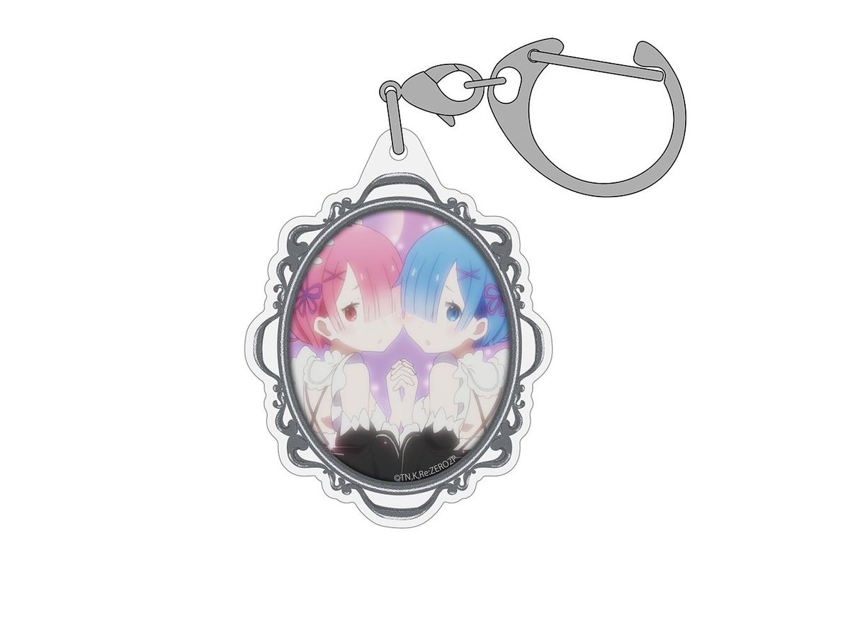 Re:Zero Starting Life in Another World: Twins Ram & Rem Acrylic Keychain