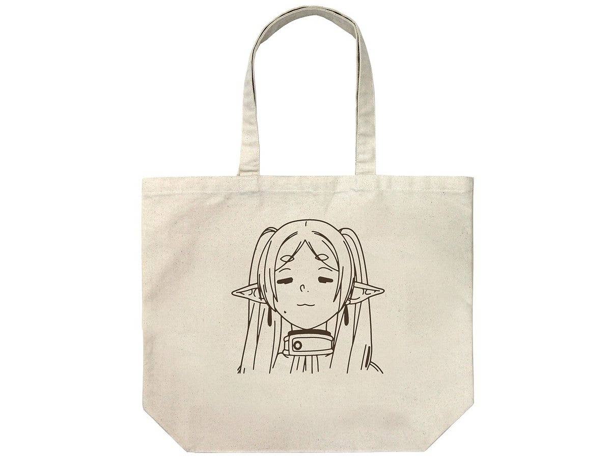 Frieren: Beyond Journey's End: Freiren Face Large Tote / Natural