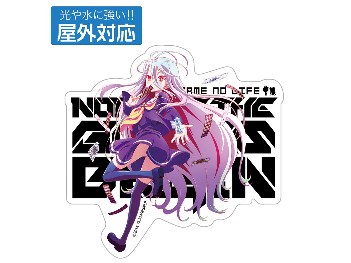 No Game No Life: Shiro Outdoor Friendly Sticker