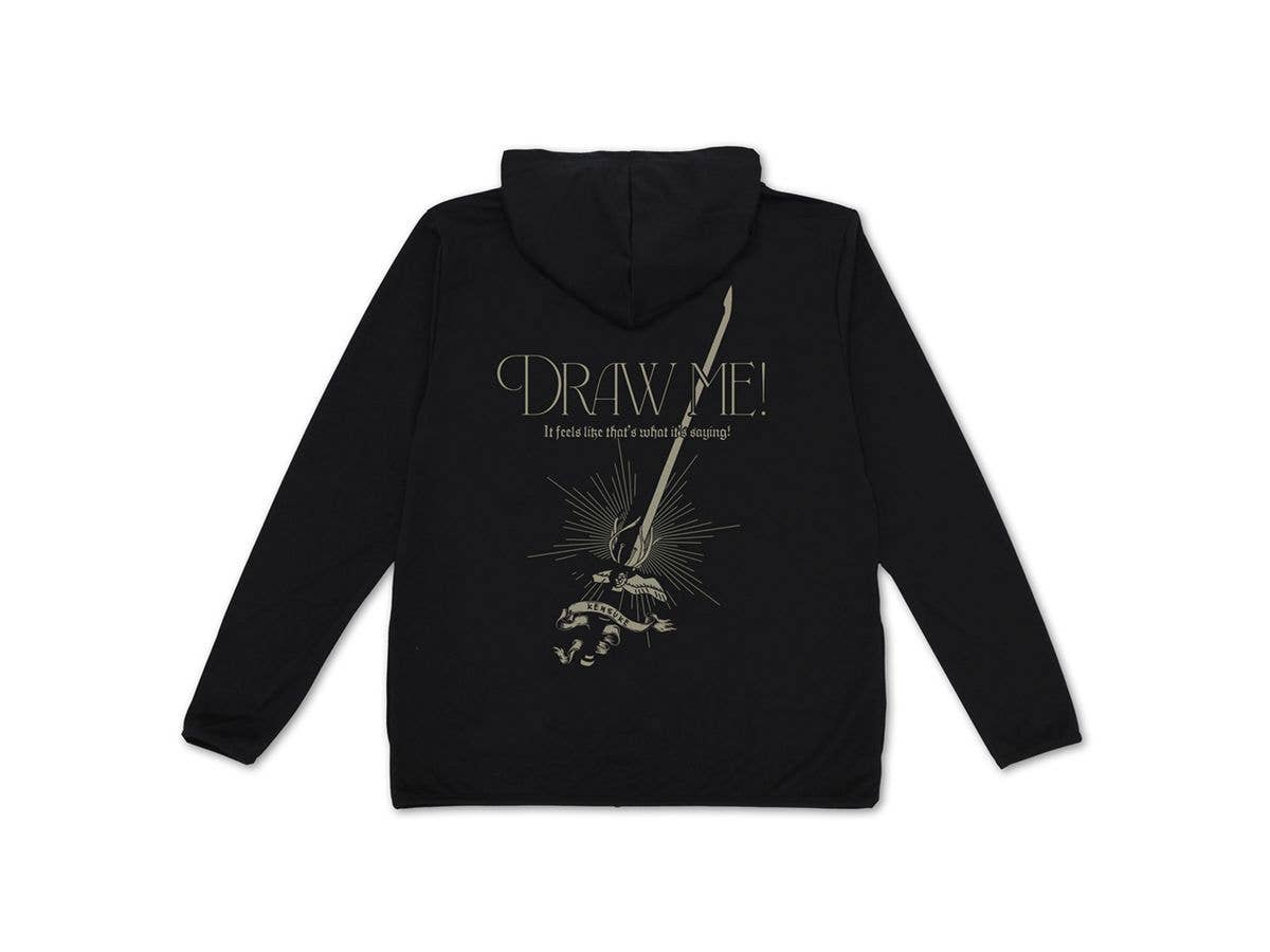 Dungeon Meshi: Kensuke Lightweight Dry Hoodie / BLACK-L