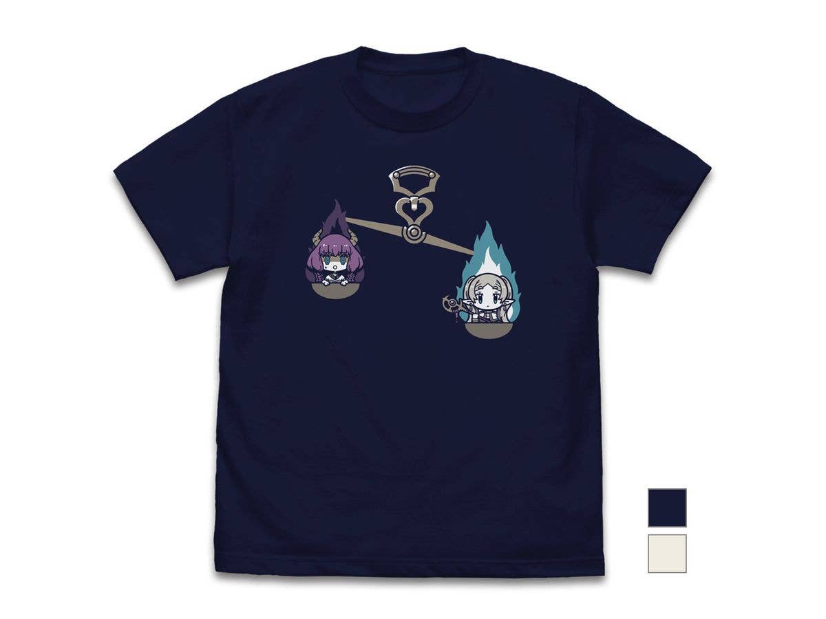 Frieren: Beyond Journey's End: The Balance Of Obedience T-Shirt / Navy-XL