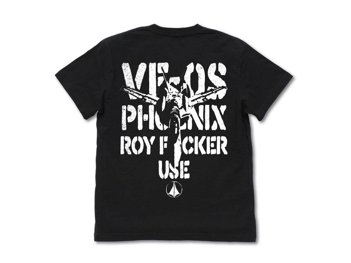 Macross Zero: VF-0S Phoenix T-shirt/BLACK-L