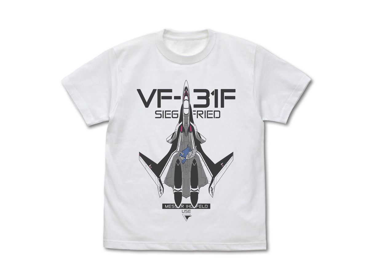 Macross Delta: VF-31F Siegfried T-shirt/WHITE-M
