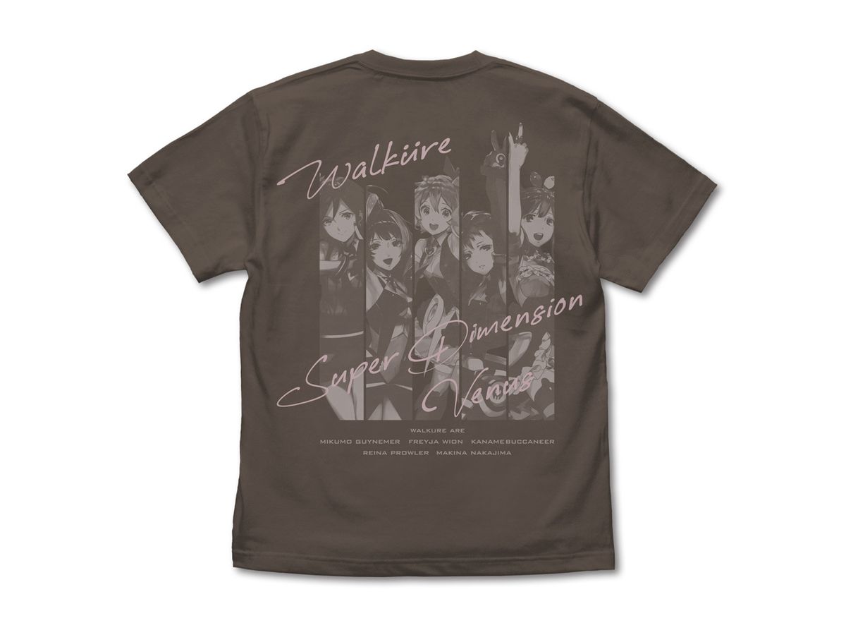 Macross Delta: We're Walkure T-shirt/CHARCOAL-S