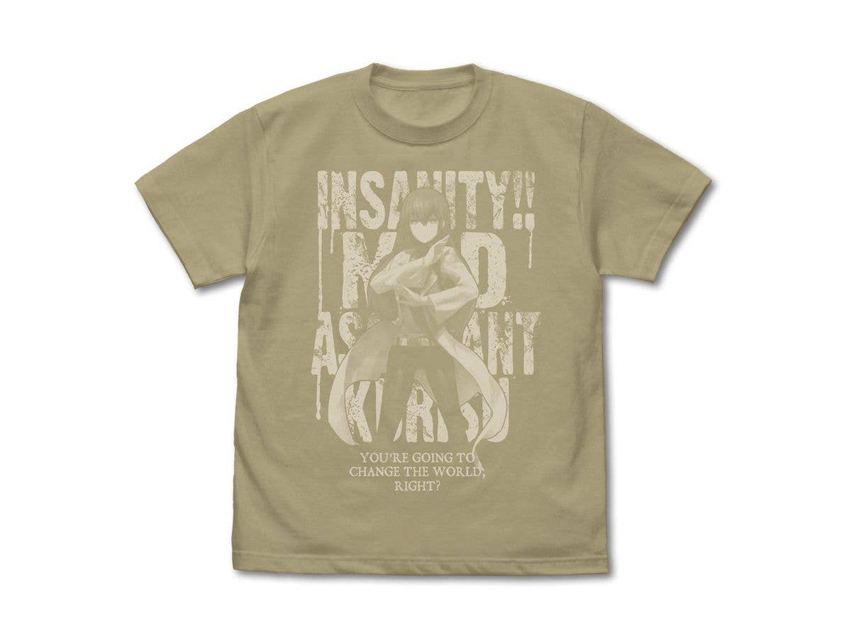 STEINS;GATE: Hououin Kurisu T-shirt / SAND KHAKI-M
