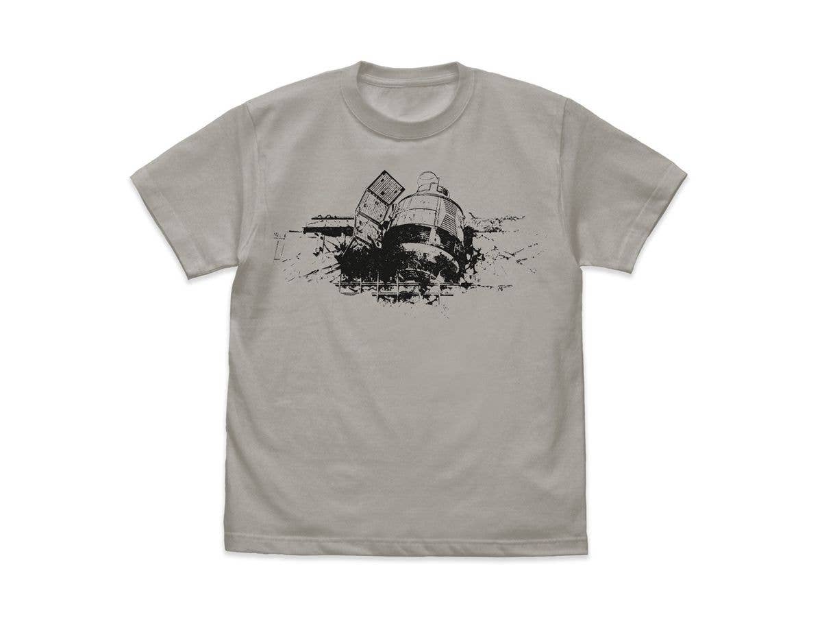 STEINS;GATE: Time Machine Clash T-Shirt / LIGHT GRAY - L