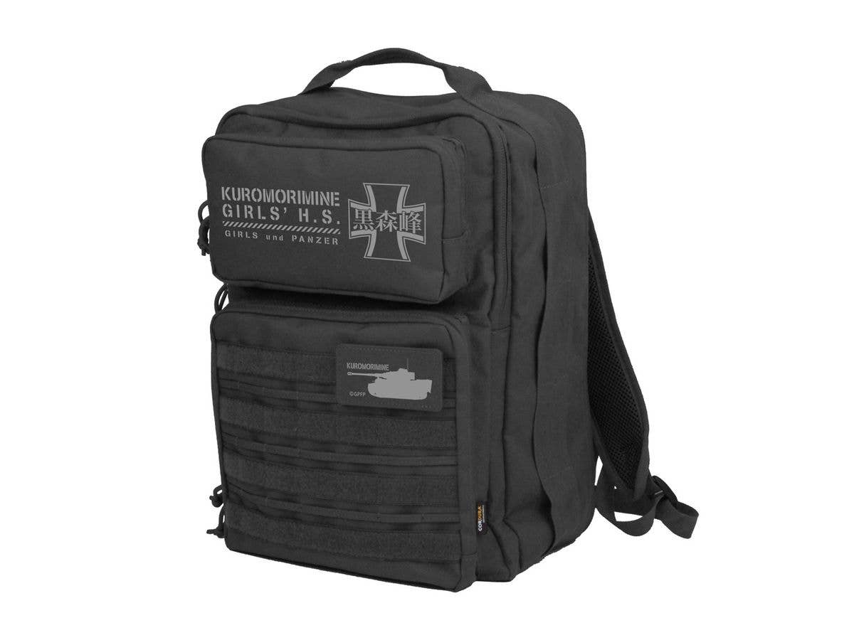 GIRLS und PANZER Last chapter: Kuromorimine Functional Backpack/BLACK