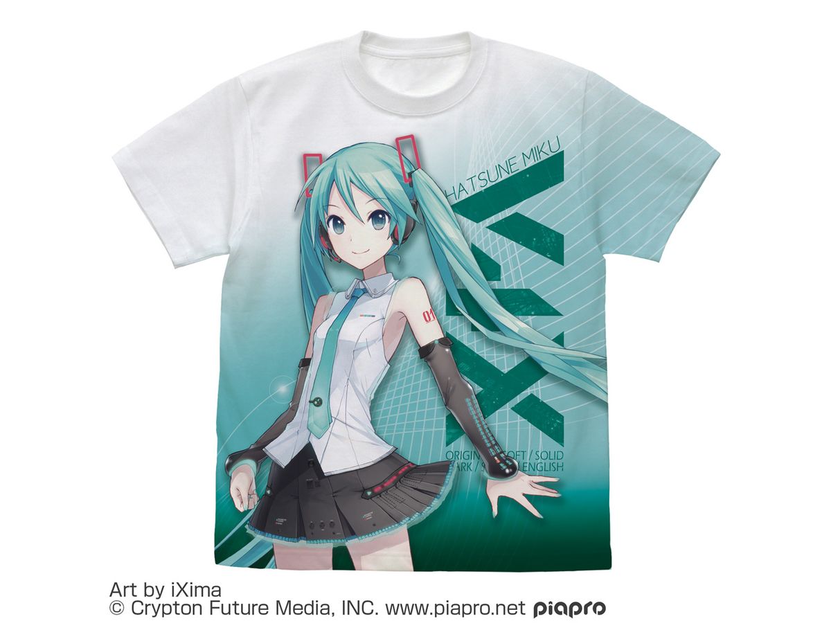 Hatsune Miku V4X Full Graphic T-Shirt / M