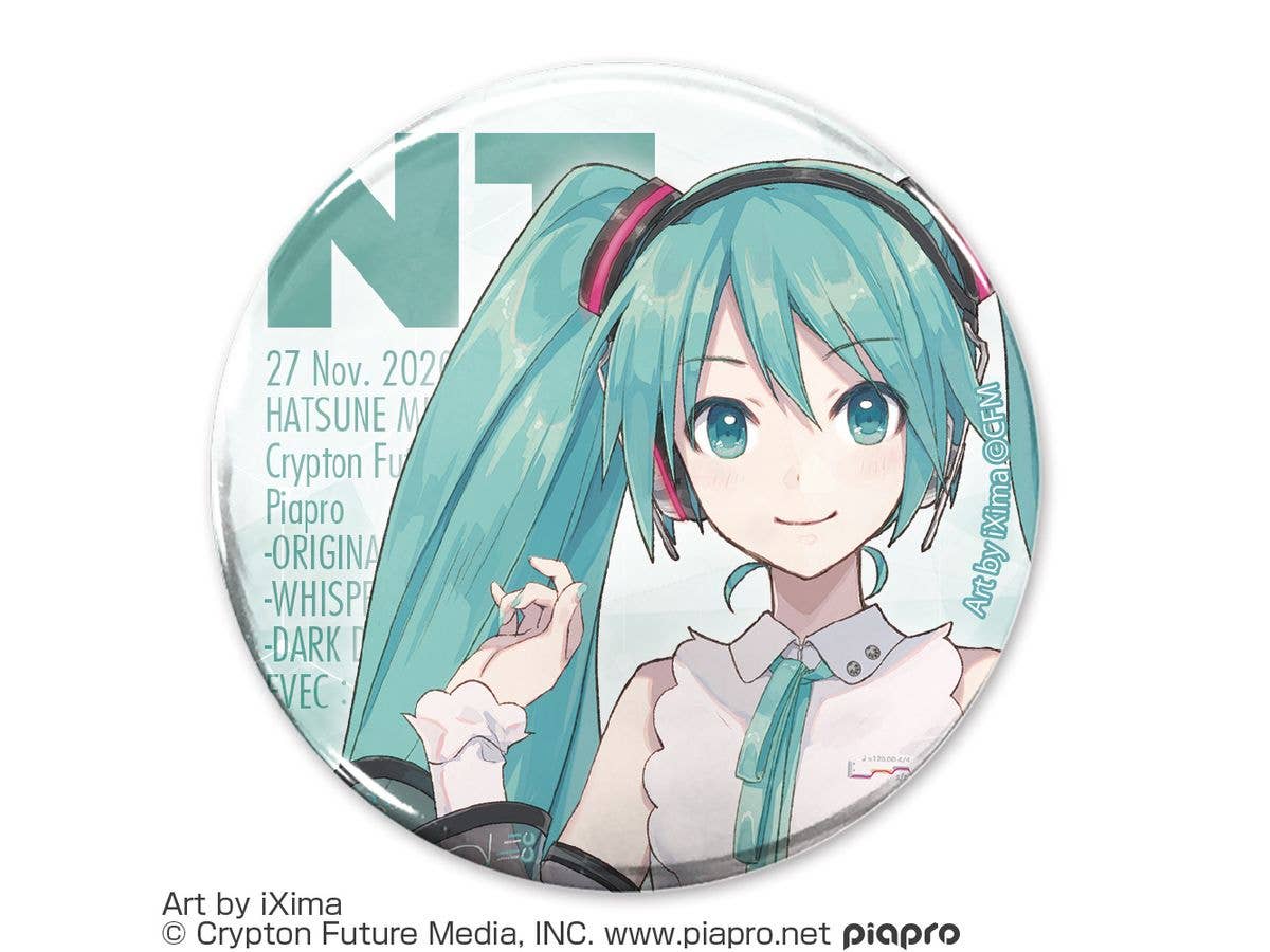 Hatsune Miku NT 65mm Can Badge
